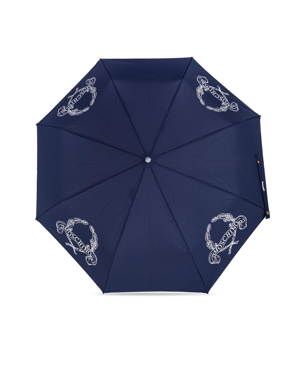 Moschino Blue Folding Umbrella
