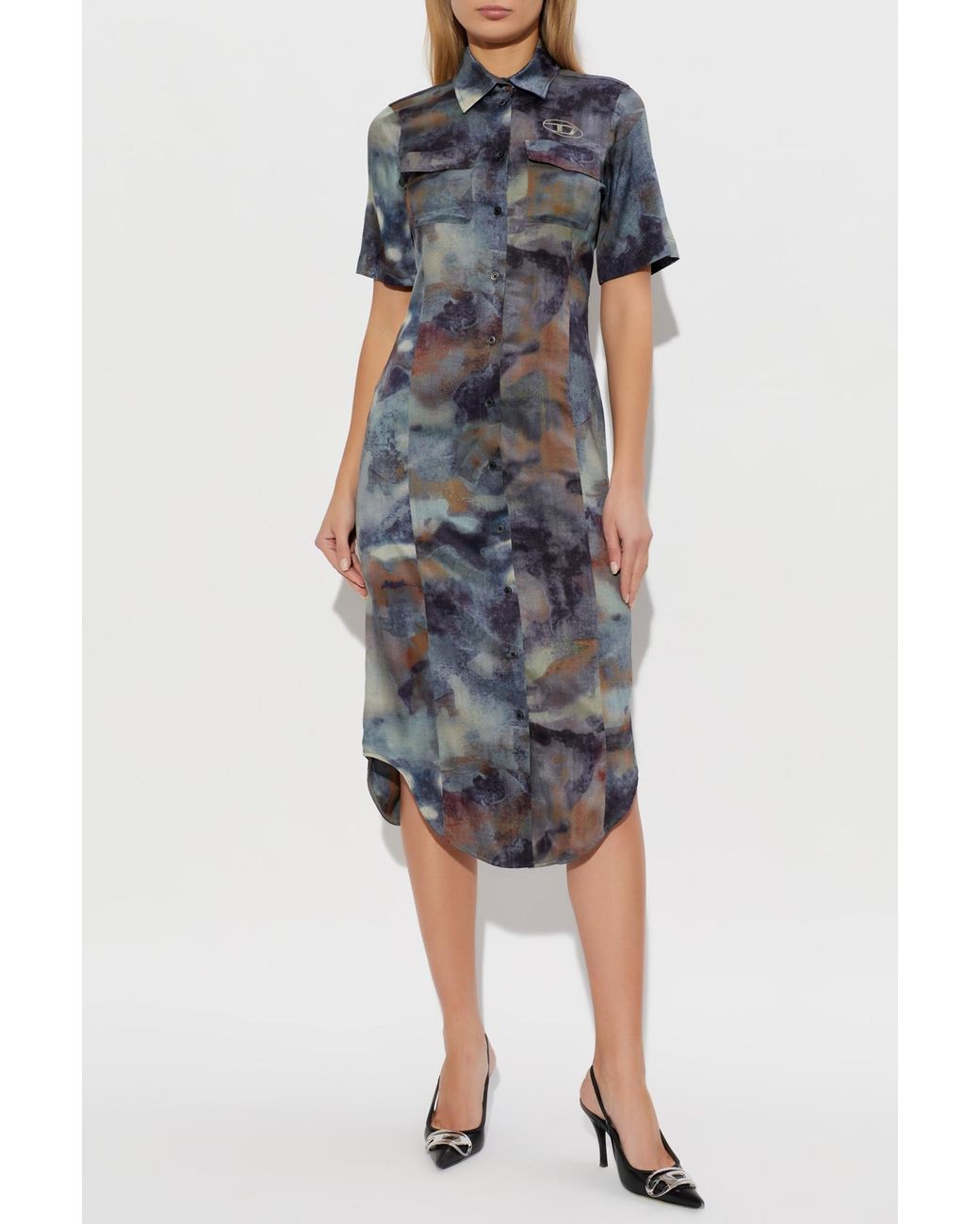 DIESEL Gray Dress 'D-Ana'