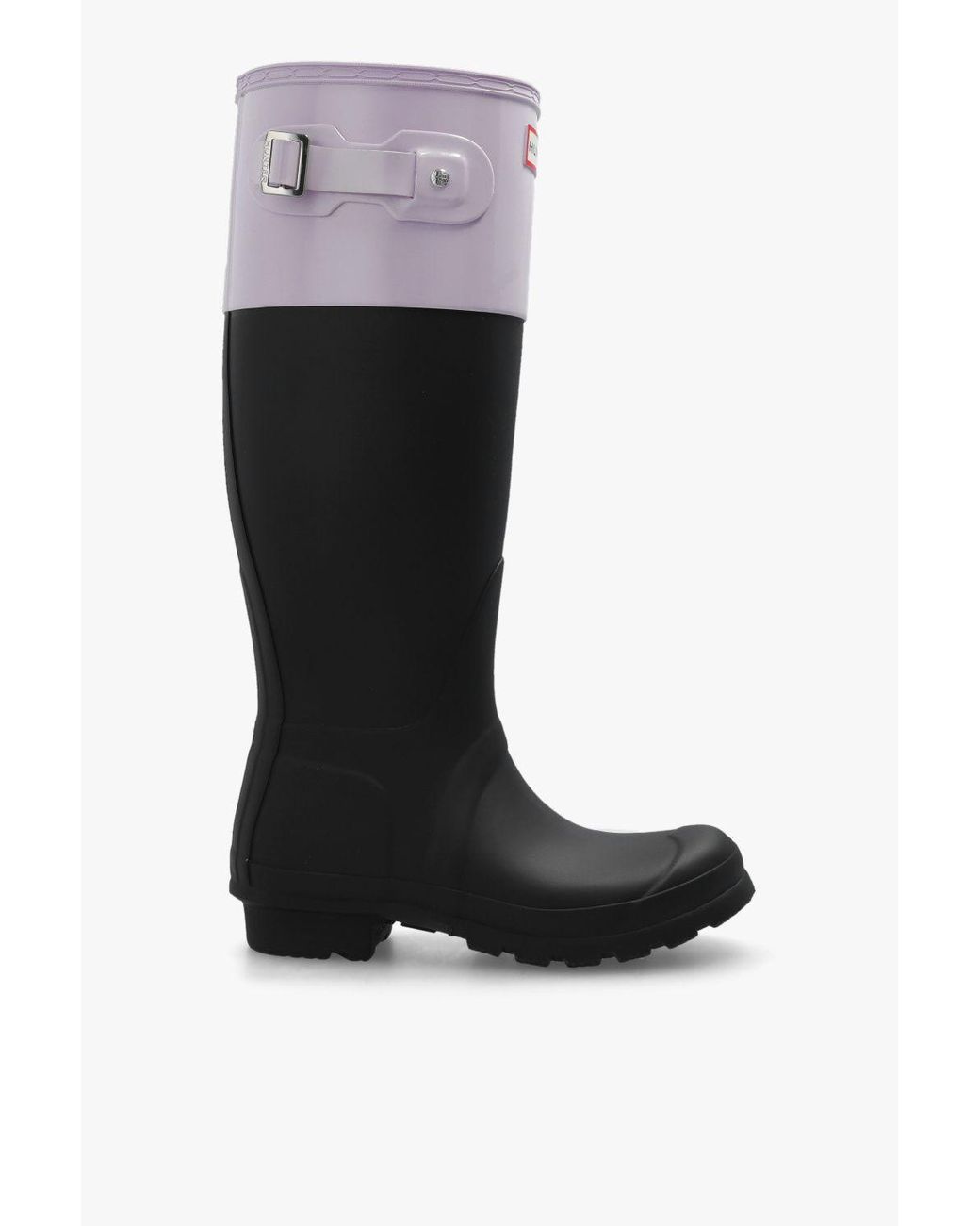 hunter color block rain boots