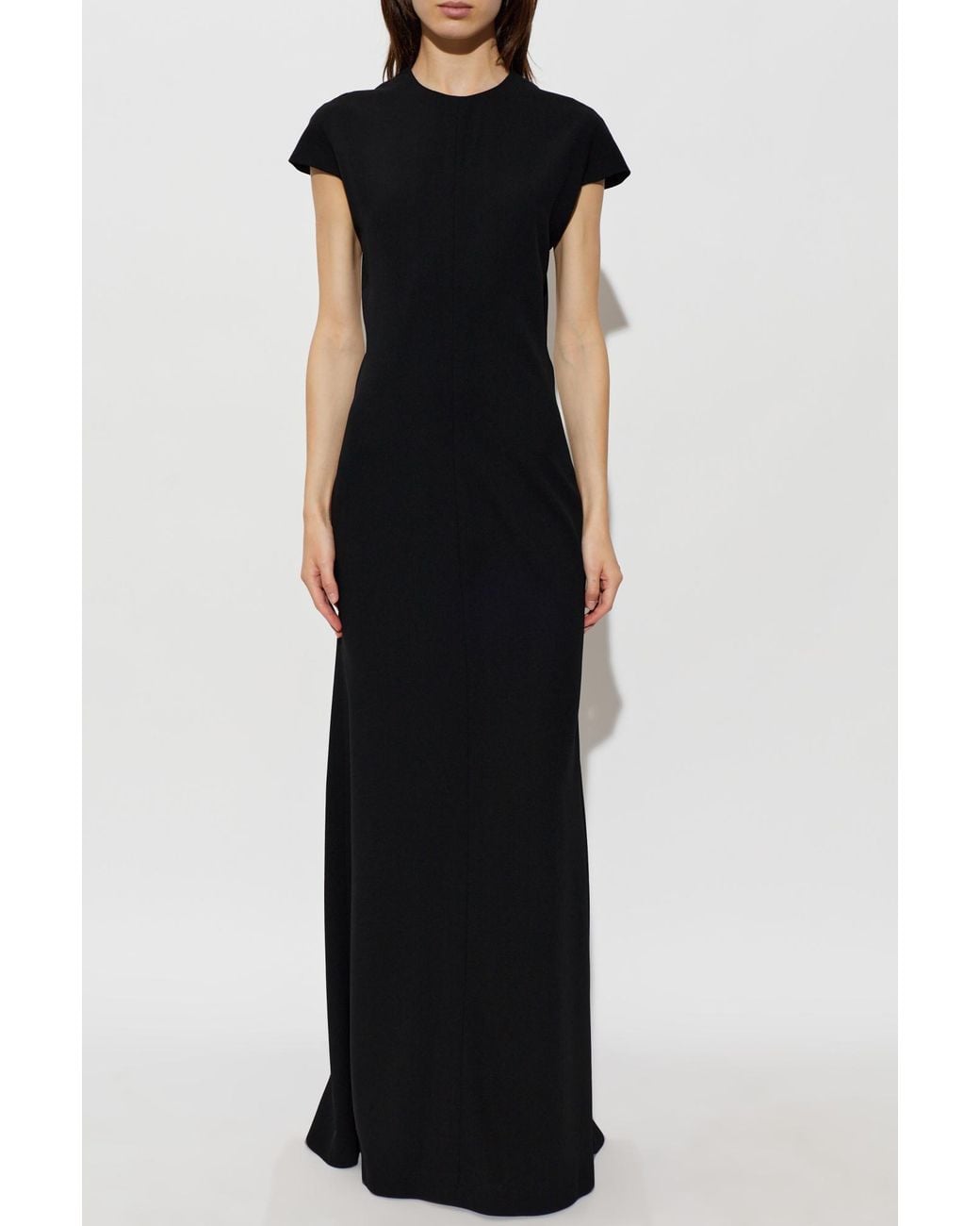 Jil Sander Black Wool Dress