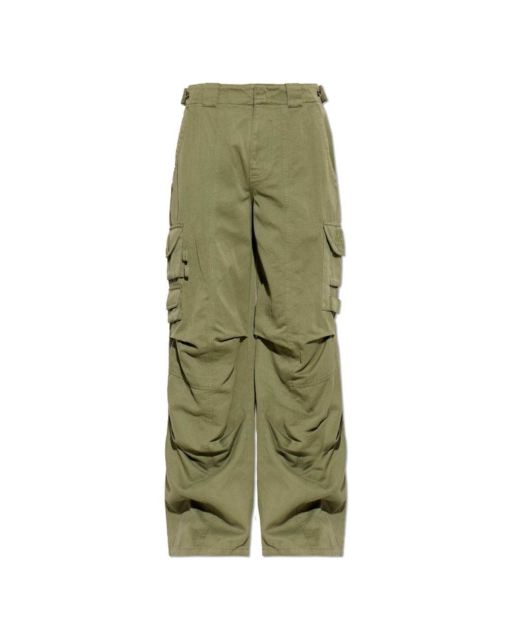 Balmain Green Cargo Trousers for men