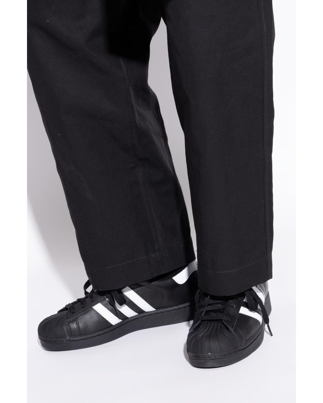 Adidas Originals Black Sports Shoes Superstar Ii for men