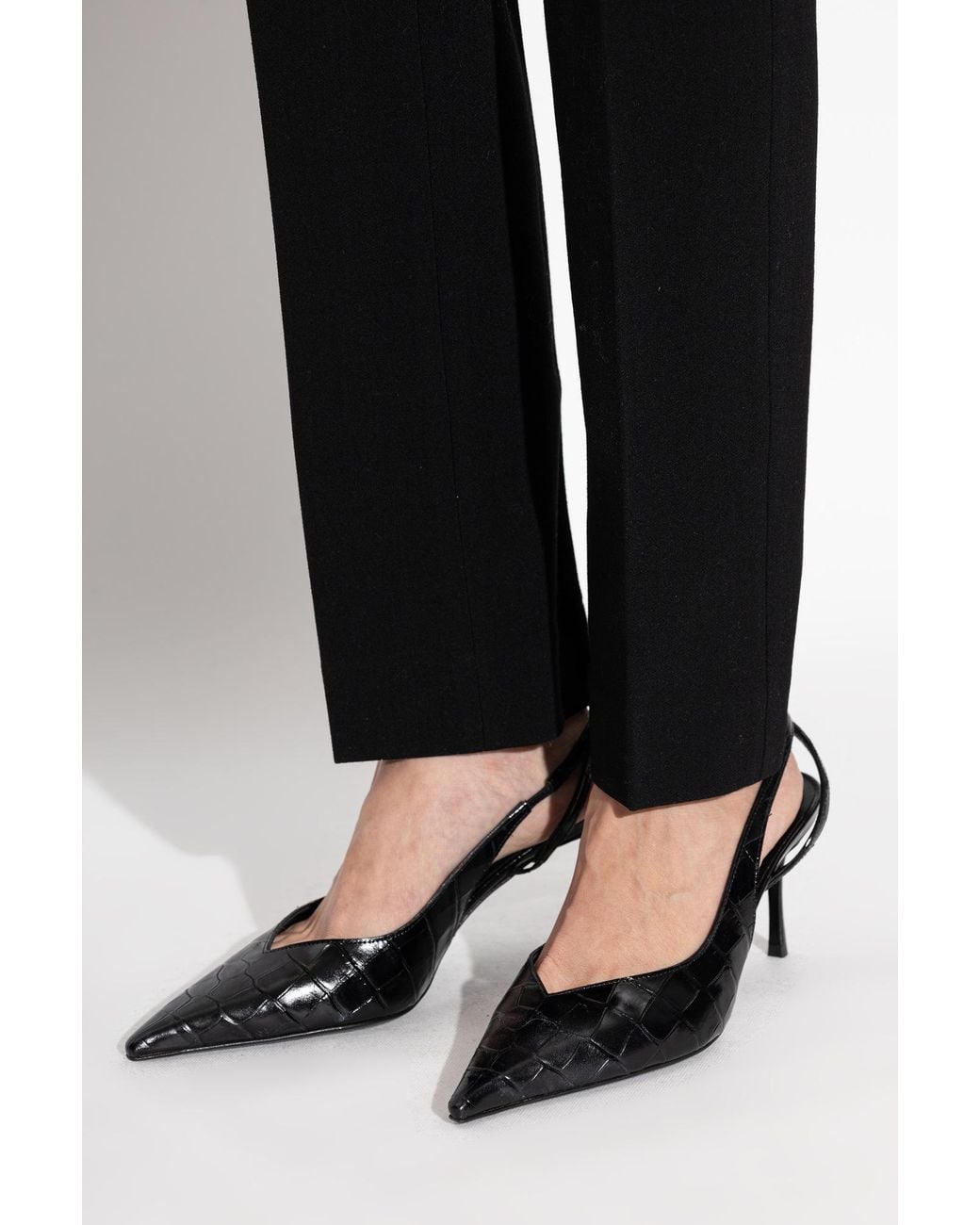 Ferragamo Black 'Dafne' High-Heeled Shoes