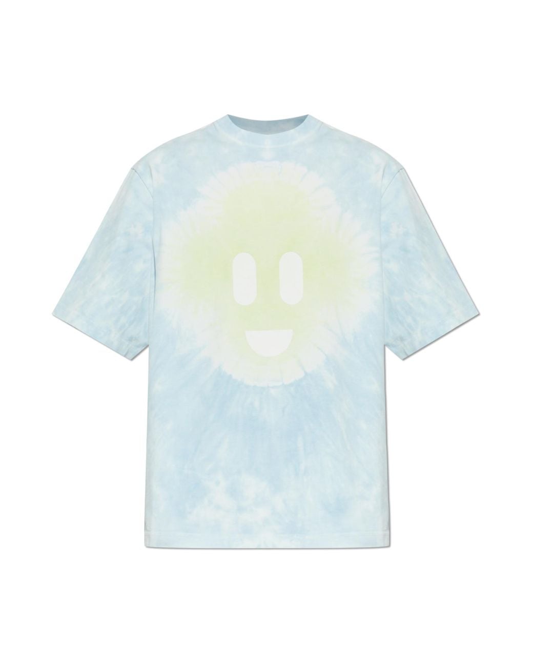 Casablanca Blue T-Shirt With Print for men