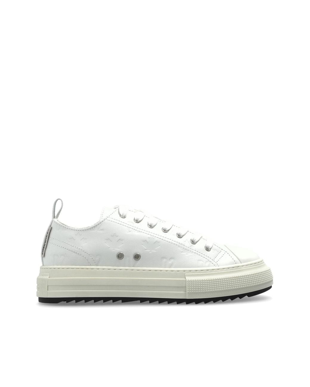 DSquared² White 'Berlin' Leather Shoes for men