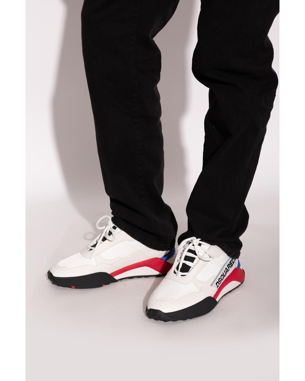 DSquared² White 'Flow' Sport Shoes for men