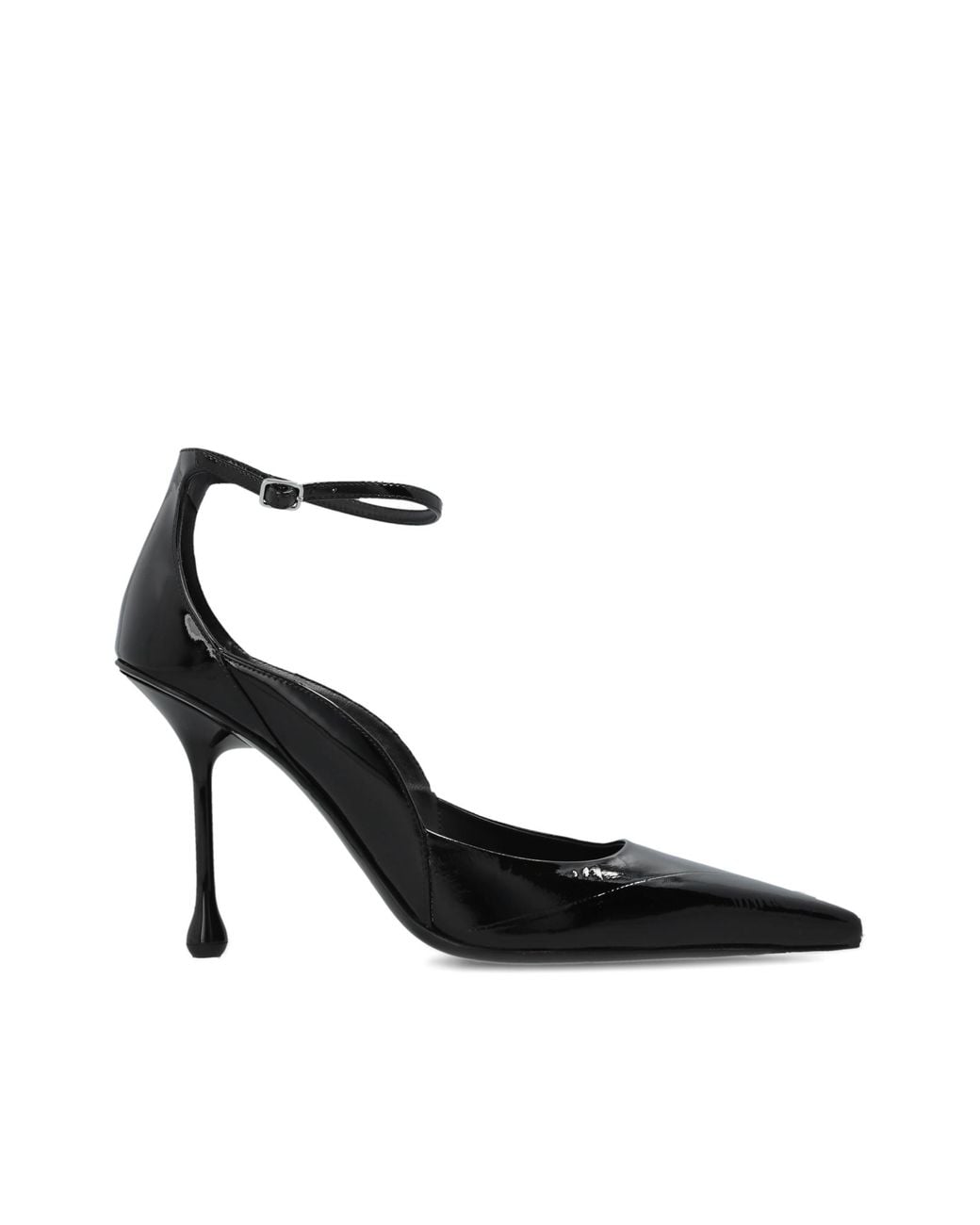 Jimmy Choo Black 'Quinci 95' Heeled Shoes
