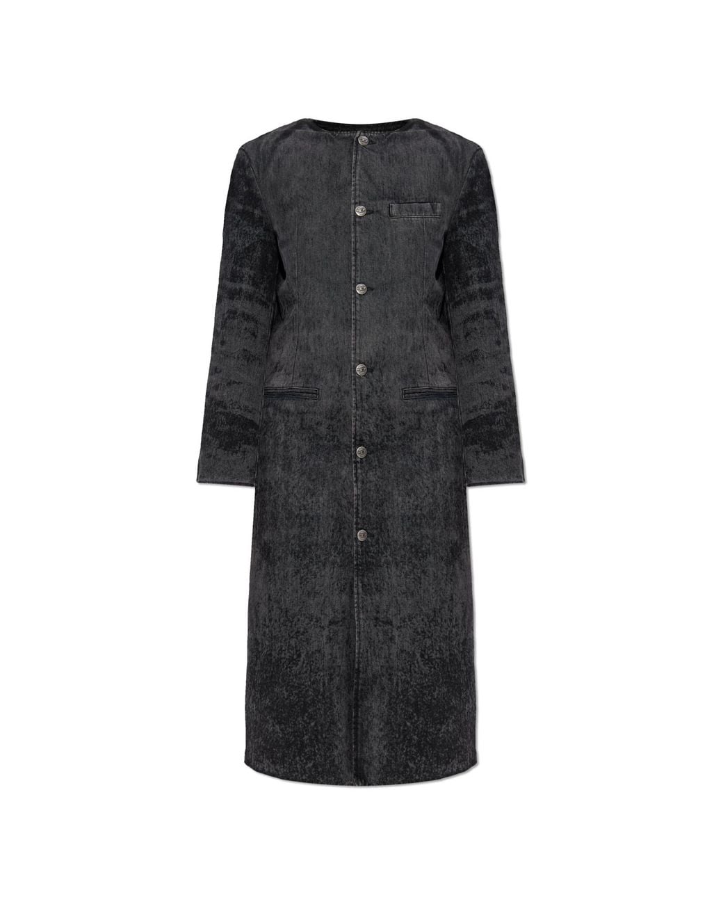 DIESEL Black Denim Coat 'De-Ancelot-Fsh1'