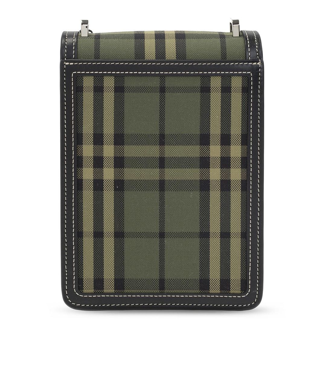 Burberry Checked Shoulder Bag in Blue for Men | Lyst