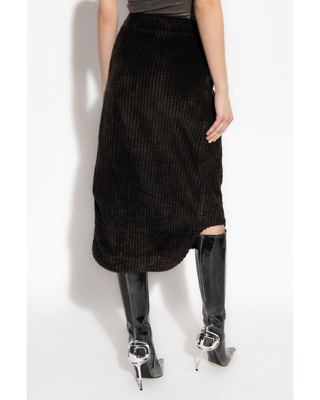 DIESEL Black Skirt 'O-Llipop'