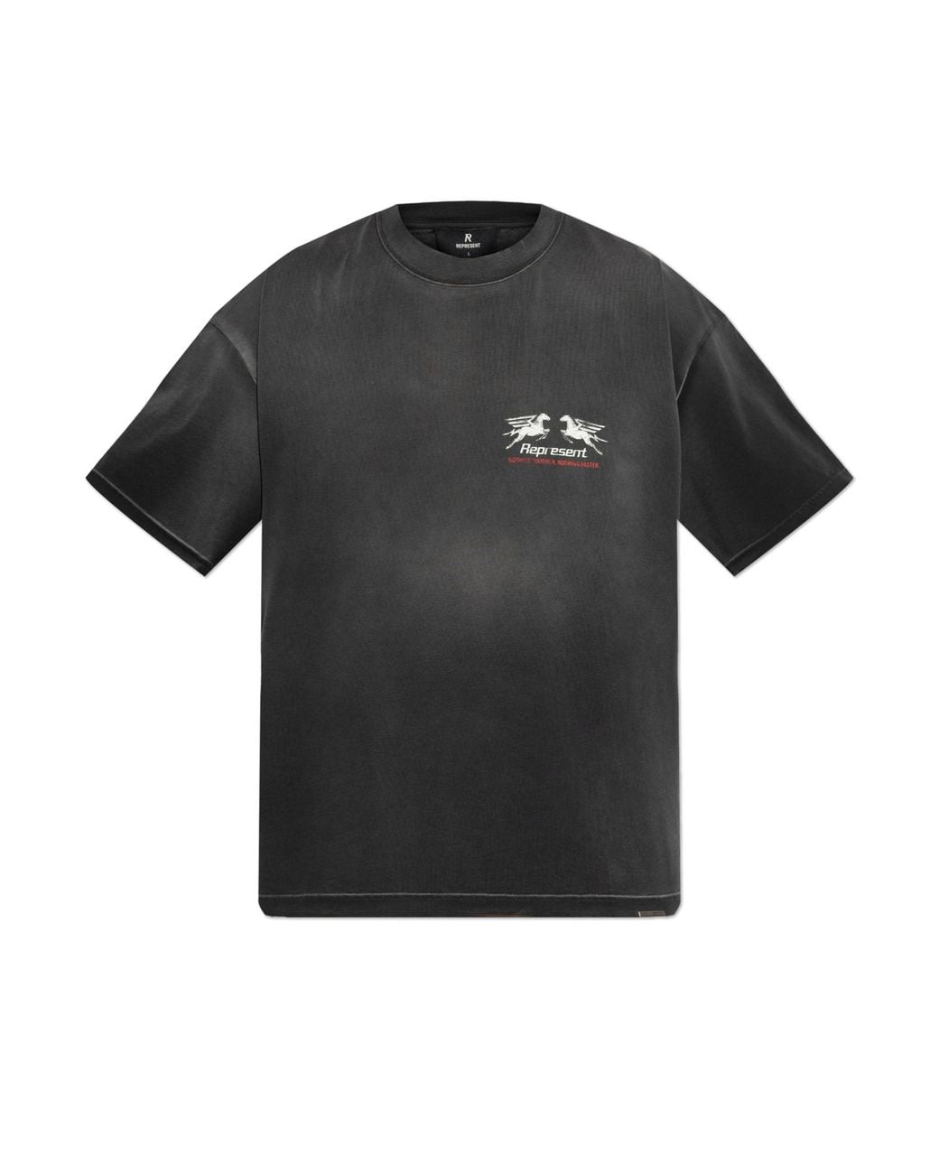 Represent Black T-Shirt With Print for men