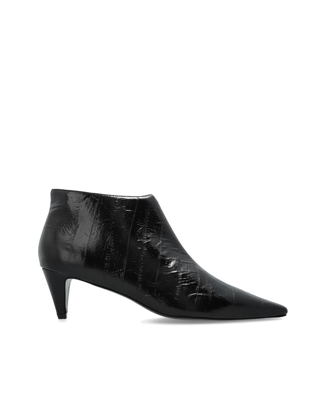 Black Suede Studio Black 'Kora' Heeled Ankle Boots