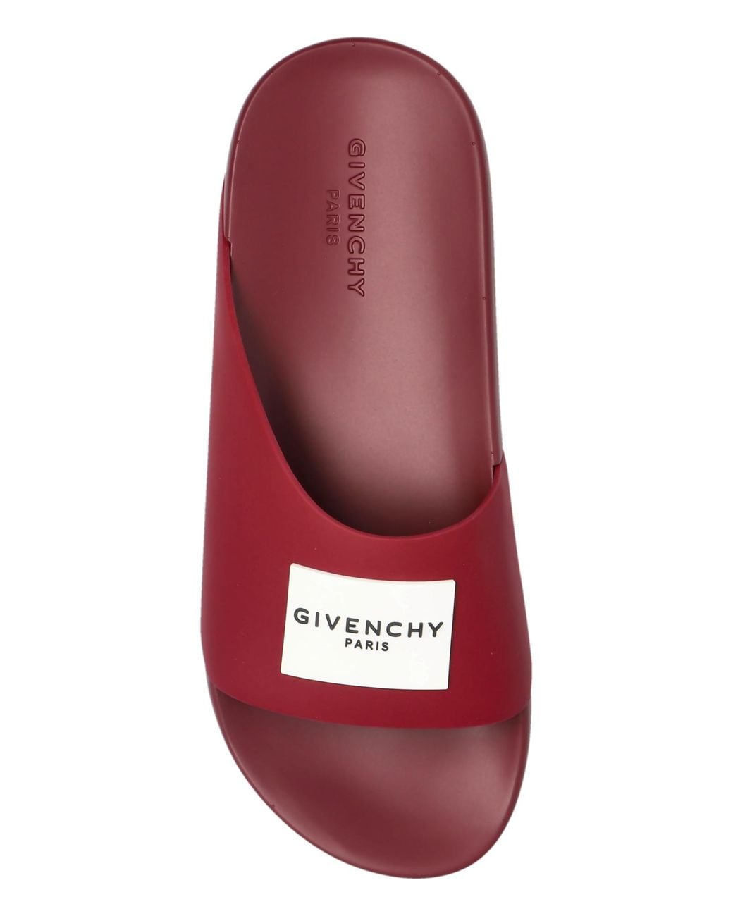 Givenchy Purple Rubber Slides With Logo