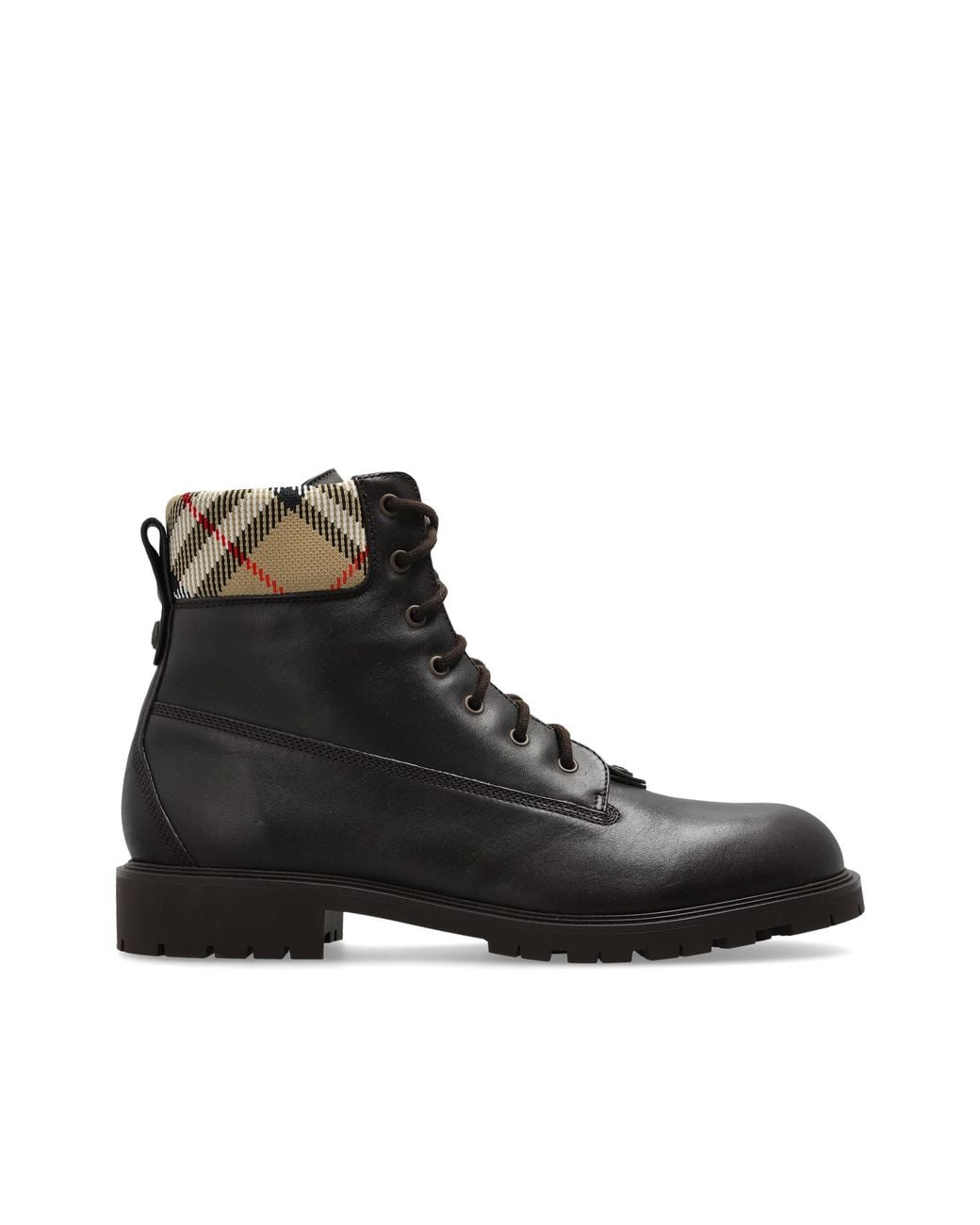 Burberry Black 'Durham' Ankle Boots for men