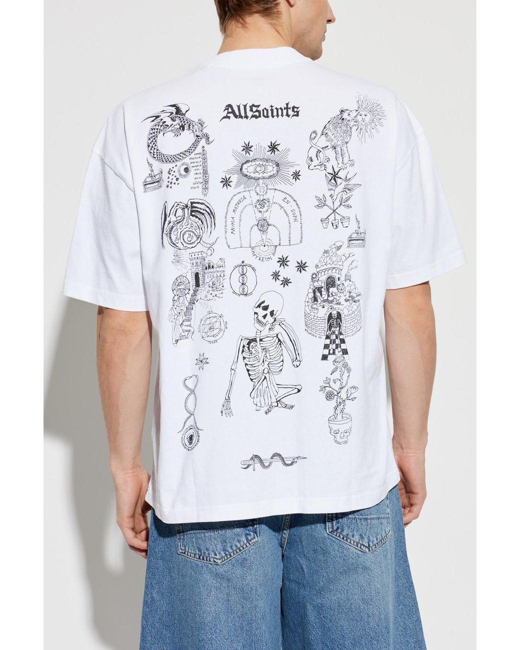 AllSaints White T-Shirt 'Terra' for men