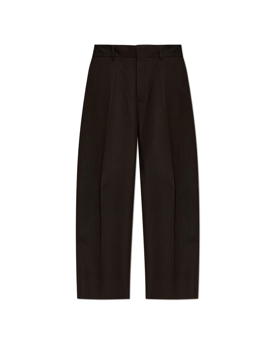 Studio Nicholson Black Wool Trousers 'Fume' for men