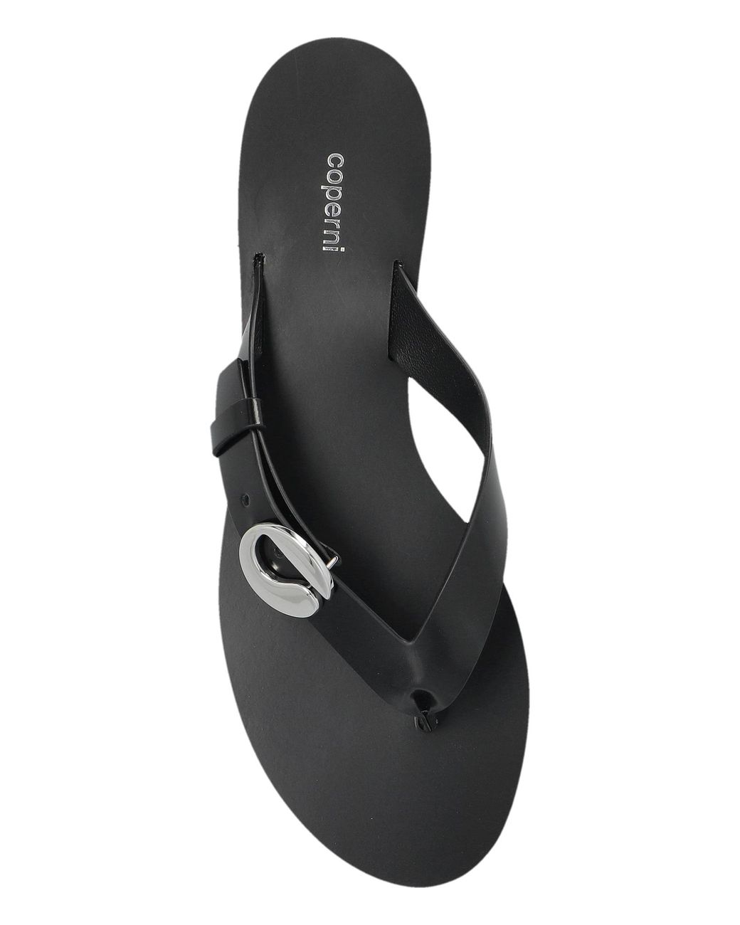 Coperni Black Leather Slides