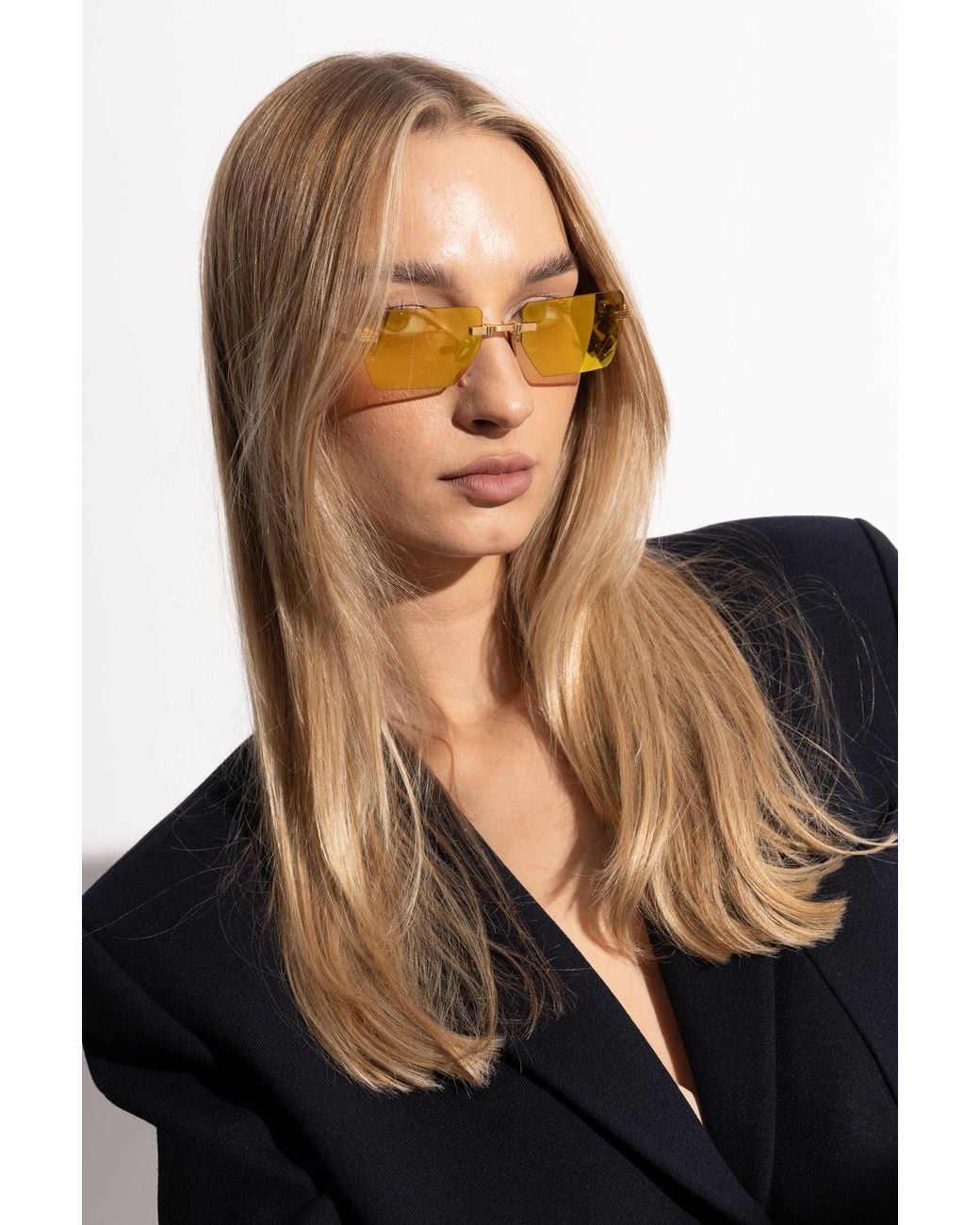 Balmain Yellow Sunglasses Pierre