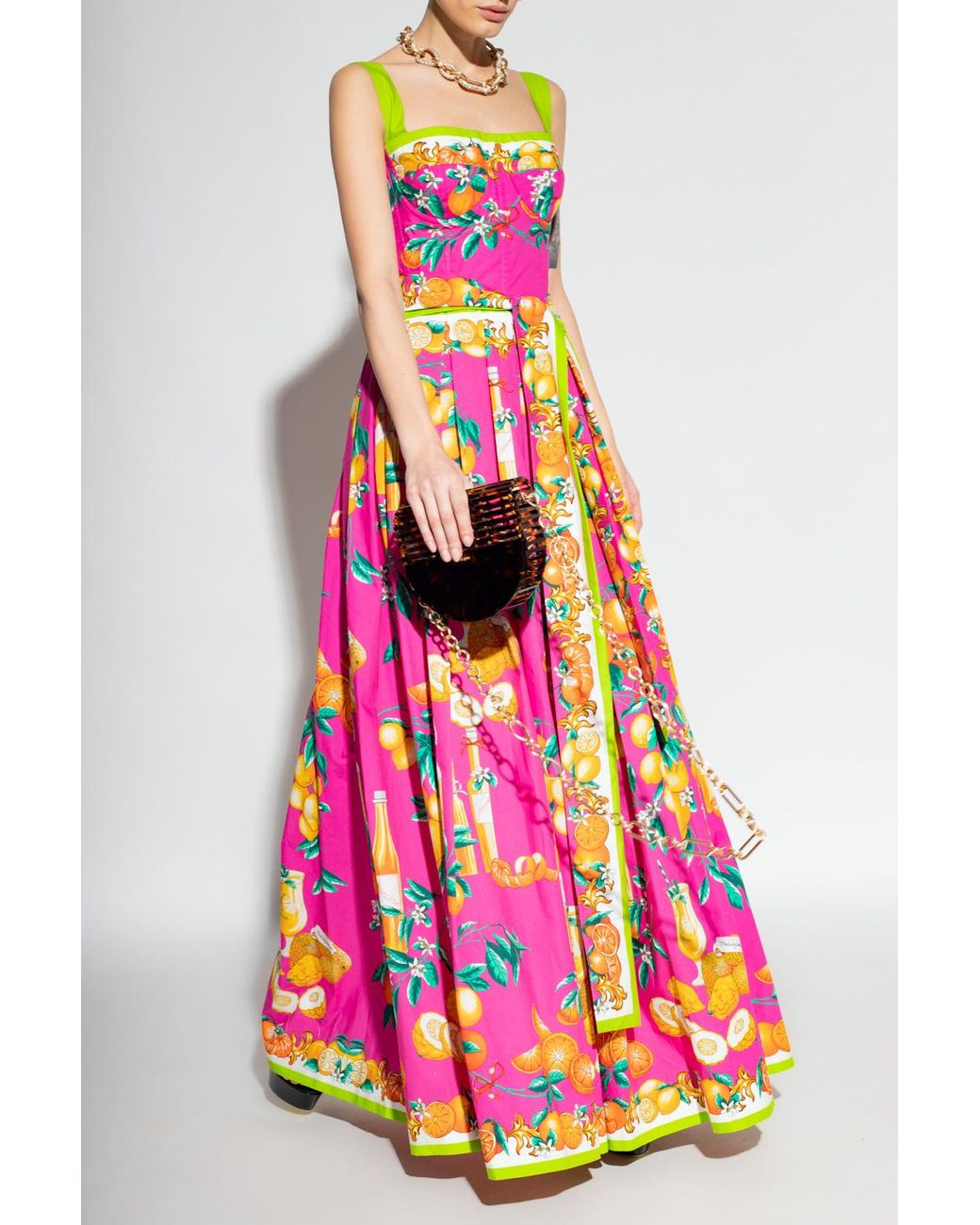Dolce & Gabbana Printed Dress | Lyst