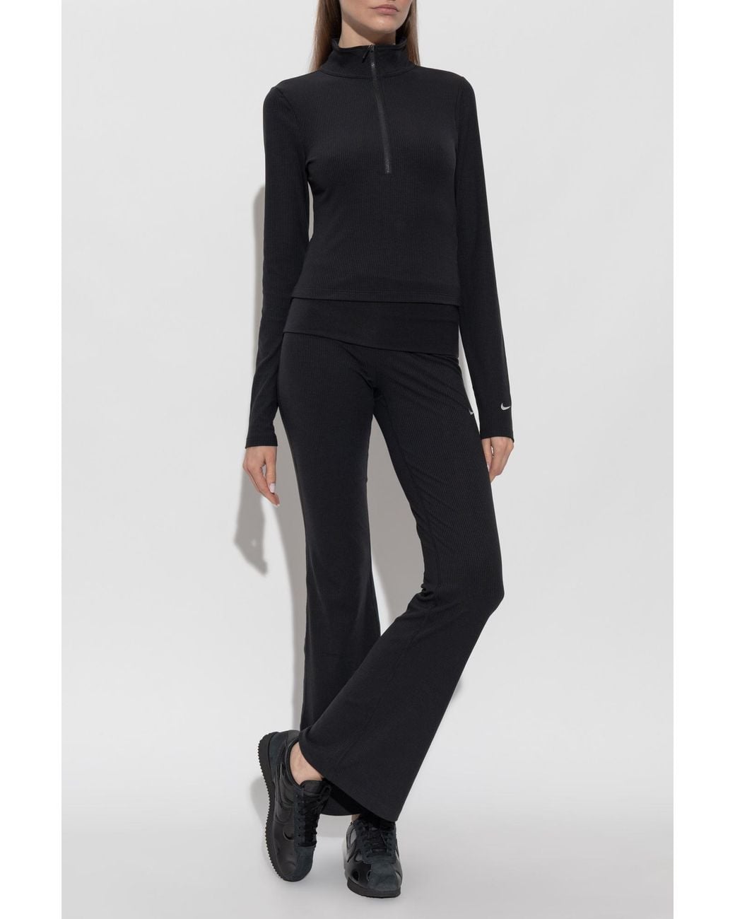 Nike Black Flared Leg Leggings