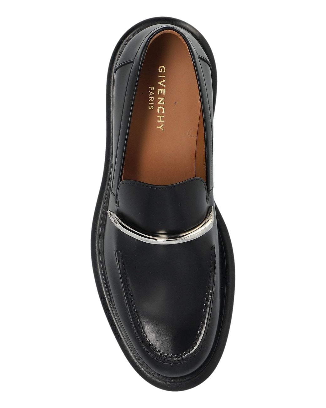 Givenchy Black Leather 'Pinch' Loafers