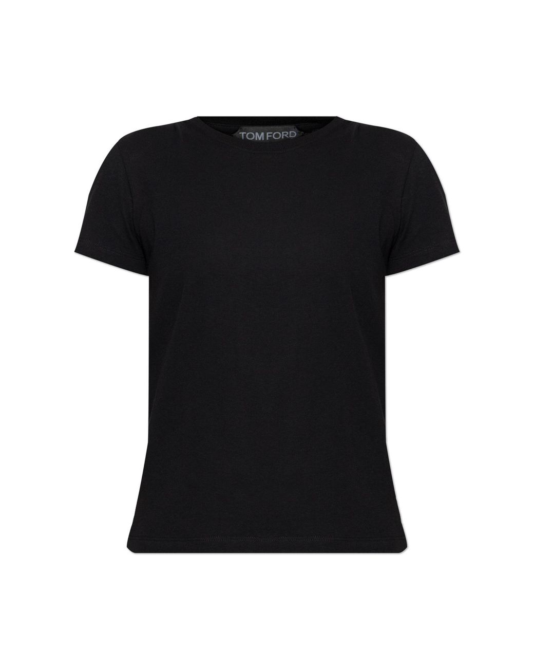 Tom Ford Black Cotton T-Shirt