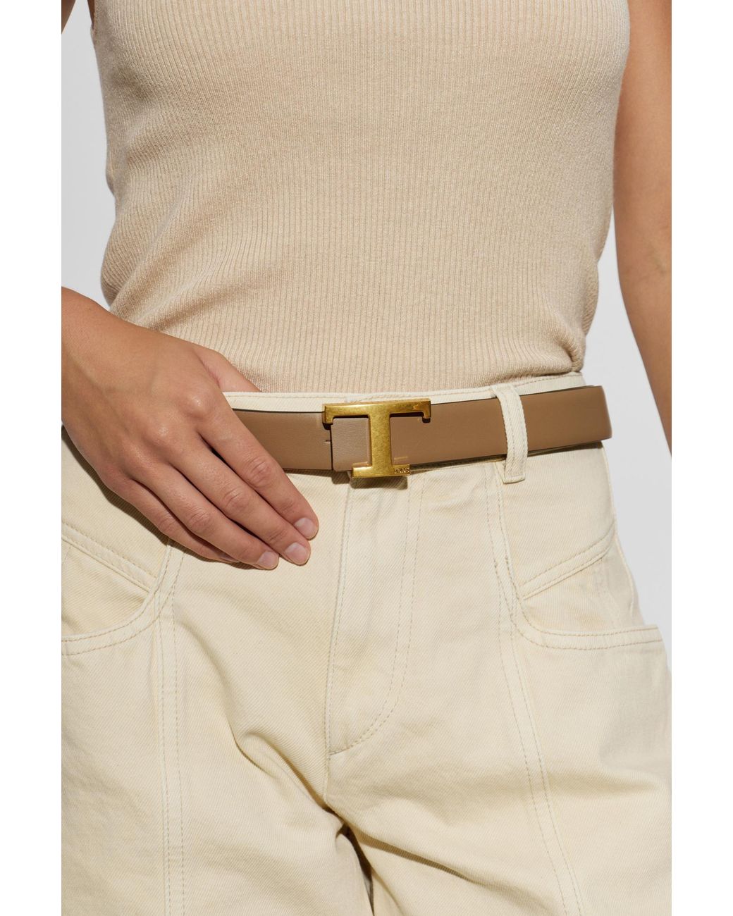 Tod's Brown Leather Belt