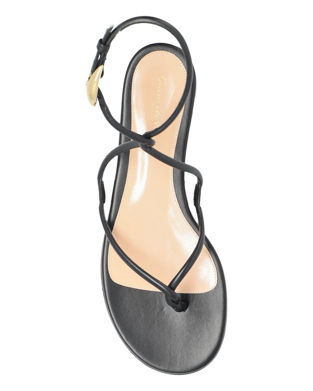 Gianvito Rossi Black Leather Shoes "Mamba"