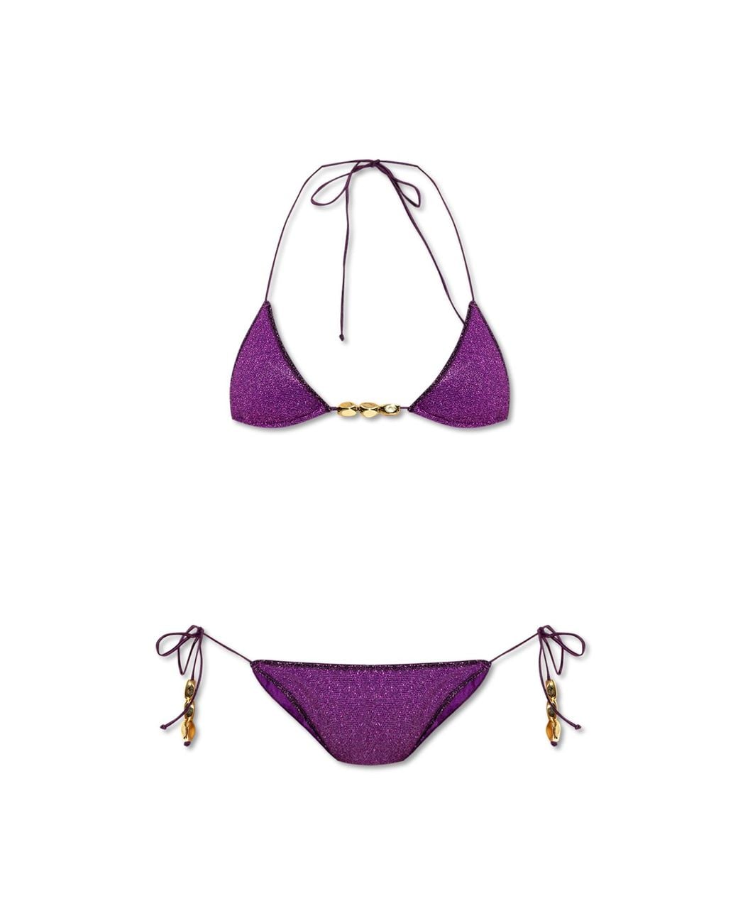 Oseree Purple Two-Piece Swimsuit