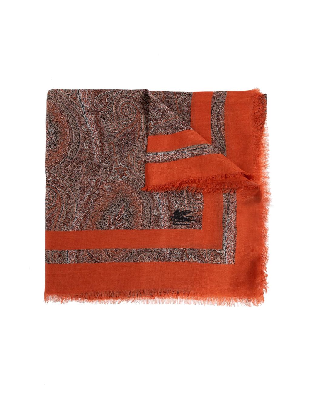 Etro Red Scarf With Pattern