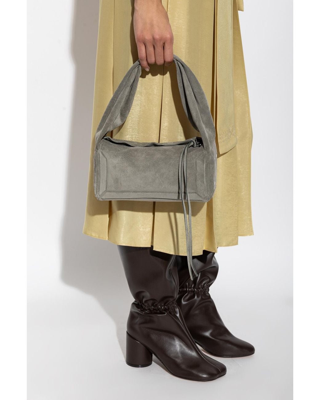 Maison Margiela White Suede Bag