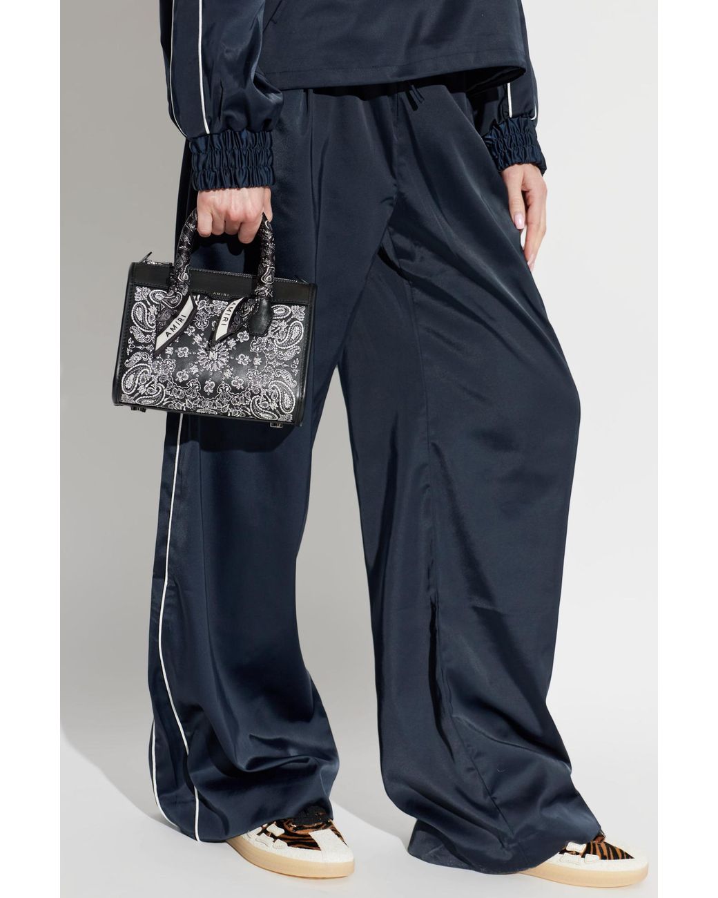 Amiri Black "Micro Triangle" Bag