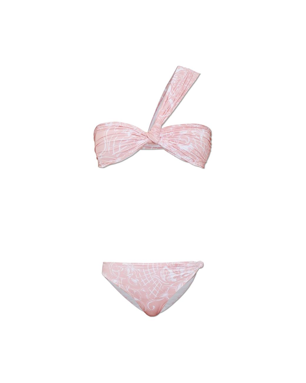 Balmain Pink Two-Piece Swimsuit