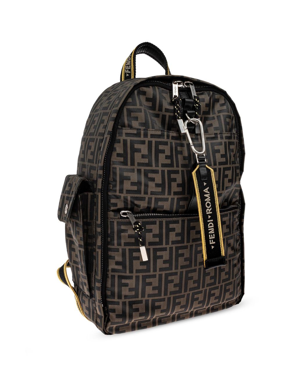 Fendi Brown 'Climb' Monogram Backpack for men