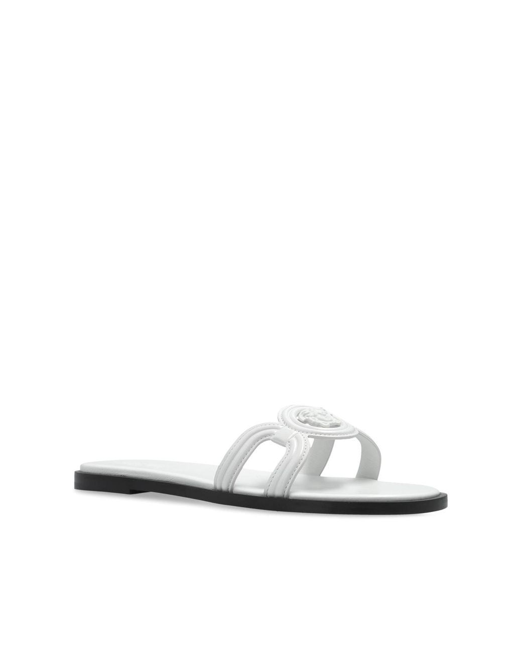 Versace Gray Slides Medusa 95