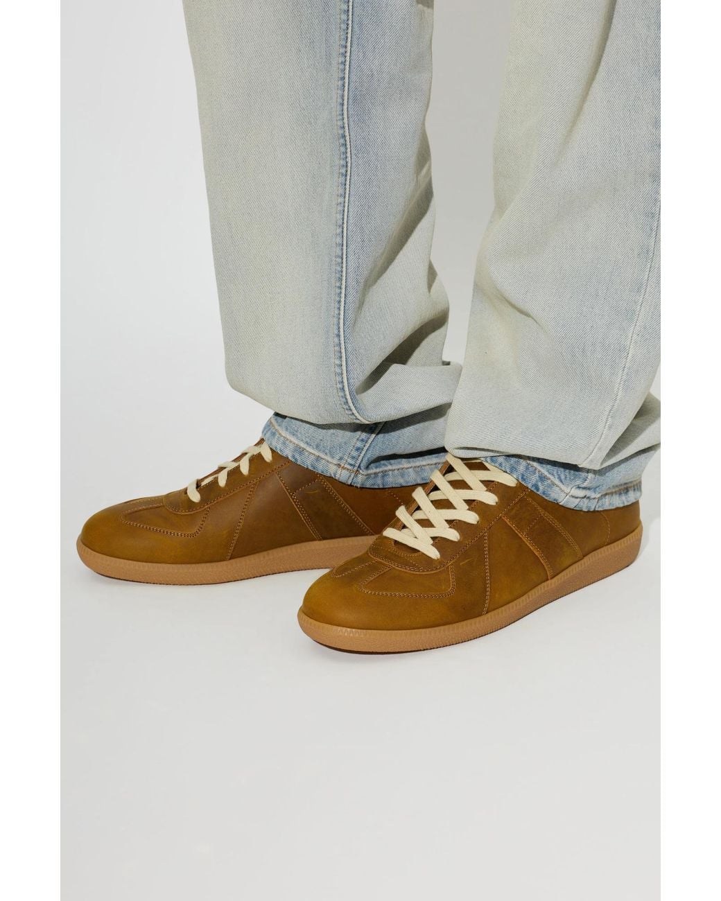 Maison Margiela Brown 'Replica' Sneakers for men