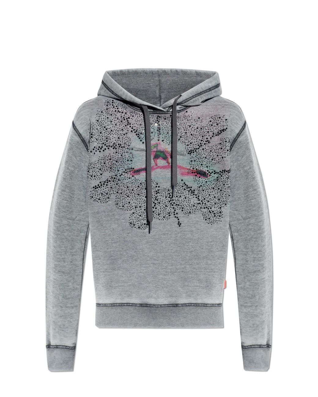 DIESEL Gray "F-Normy-Hood-S1" Hoodie