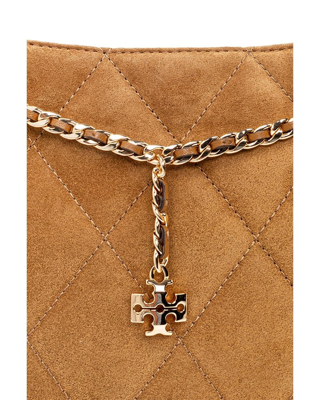 Tory Burch Brown 'Fleming Small' Handbag