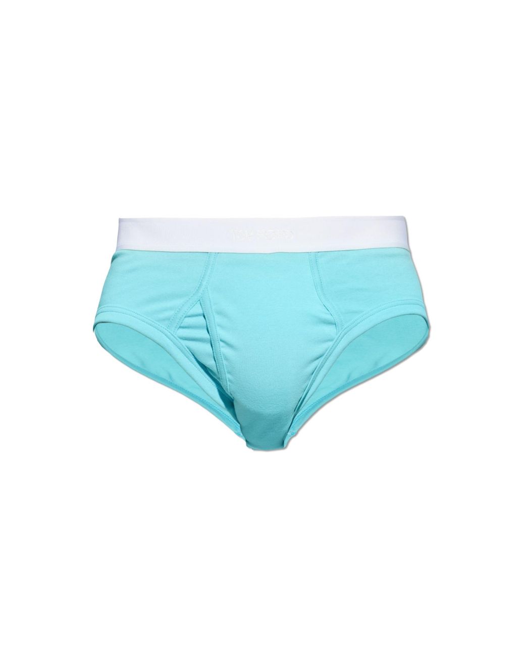 Tom Ford Blue Briefs With Logo for men