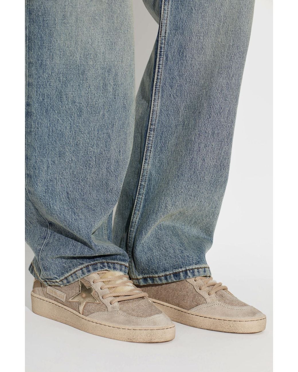 Golden Goose Deluxe Brand Brown 'Ball Star' Sports Shoes