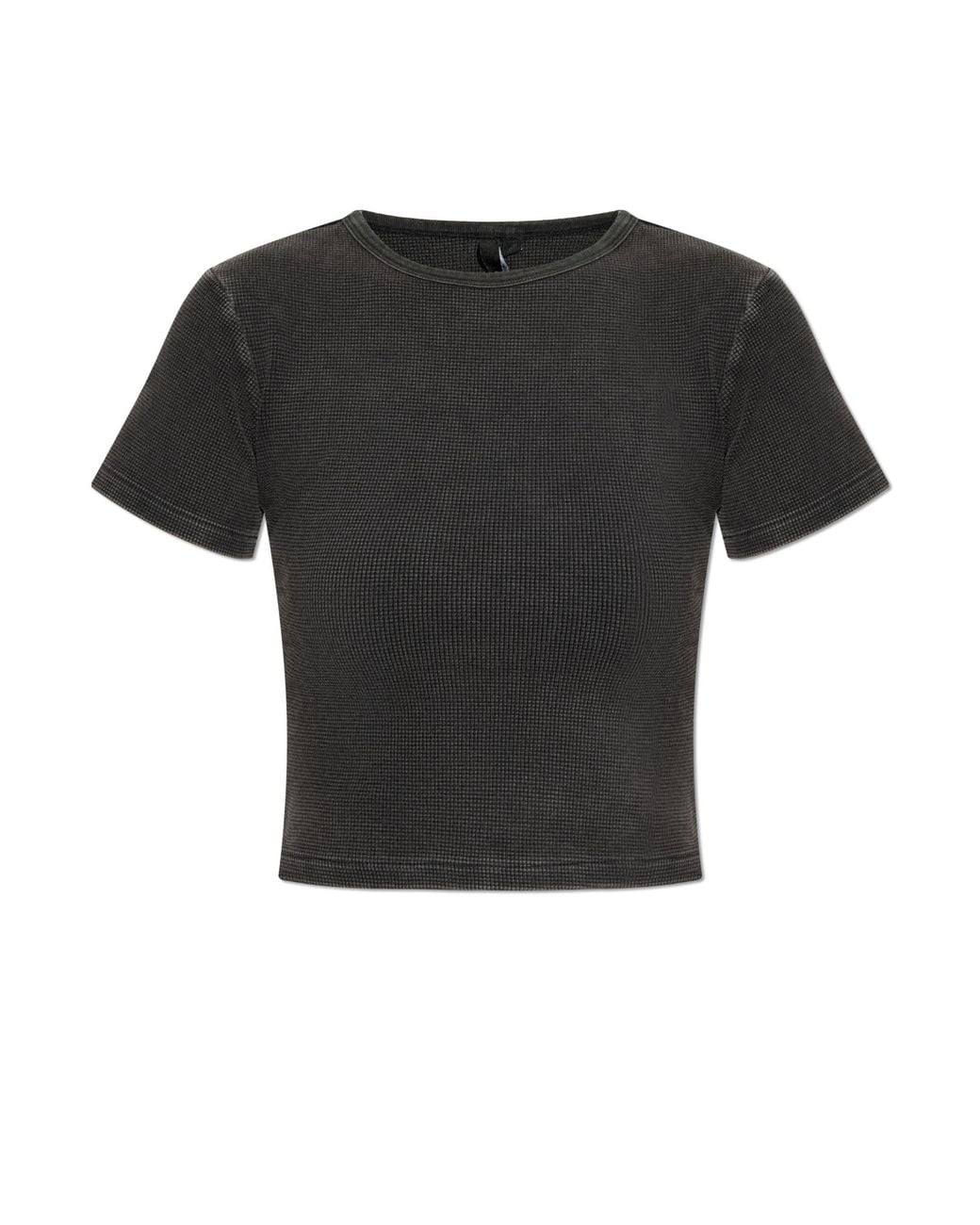Entire studios Black T-Shirt Micro Waffle