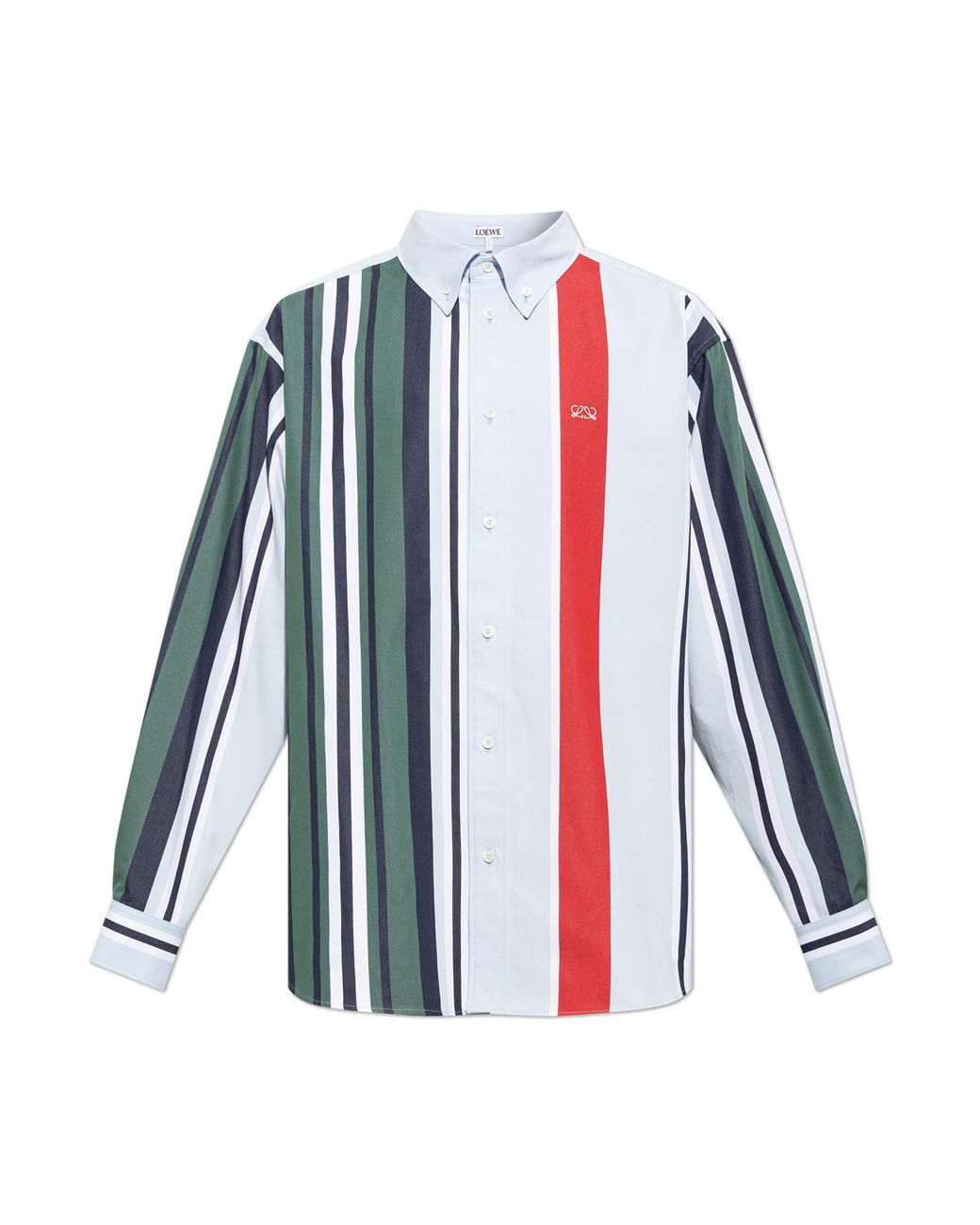 Loewe Multicolor Striped Pattern Shirt for men