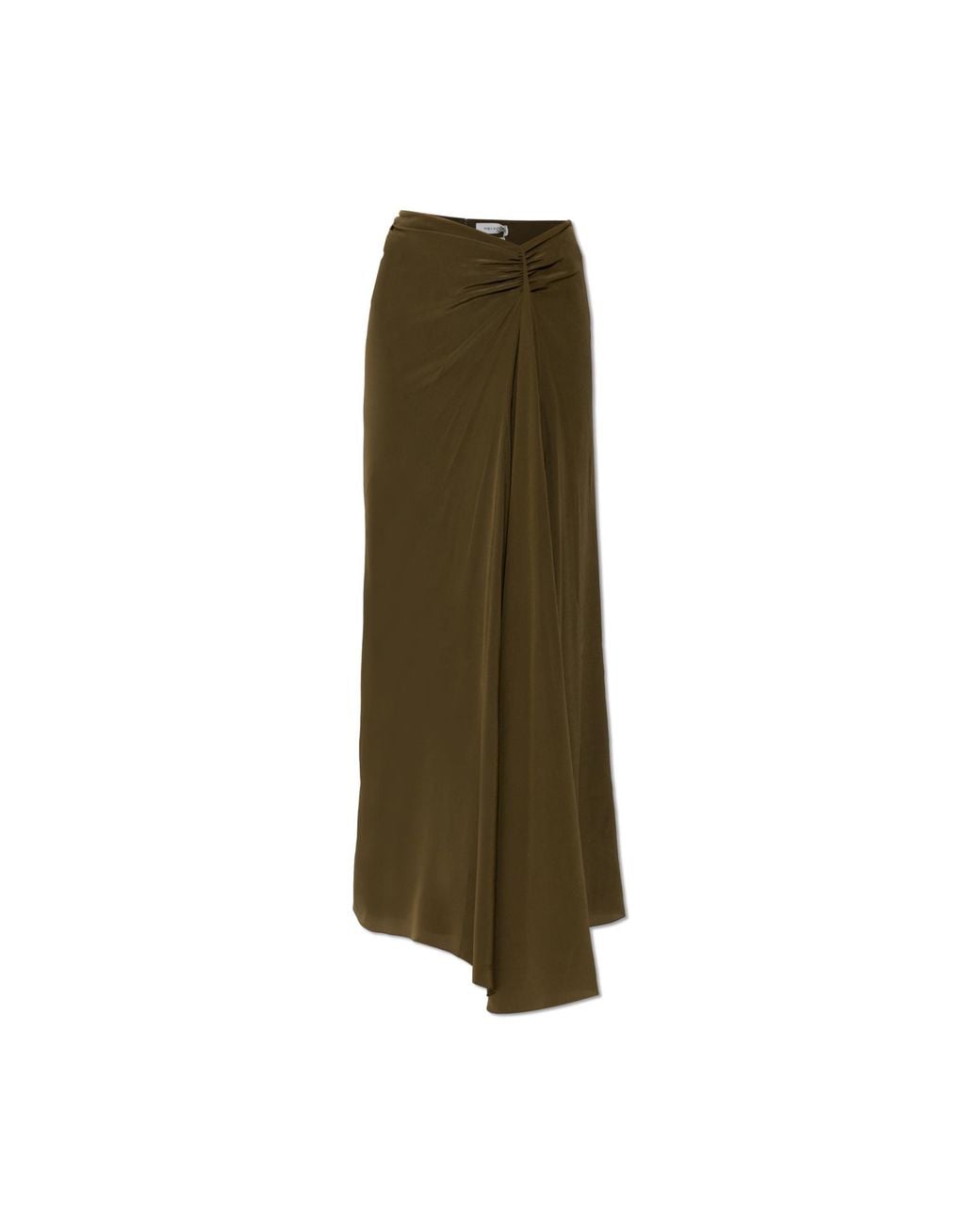 McQueen Green Silk Skirt
