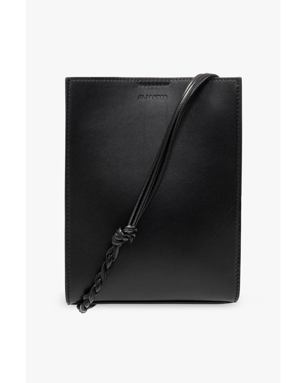 Jil Sander Black Tangle Small Phone Holder for men