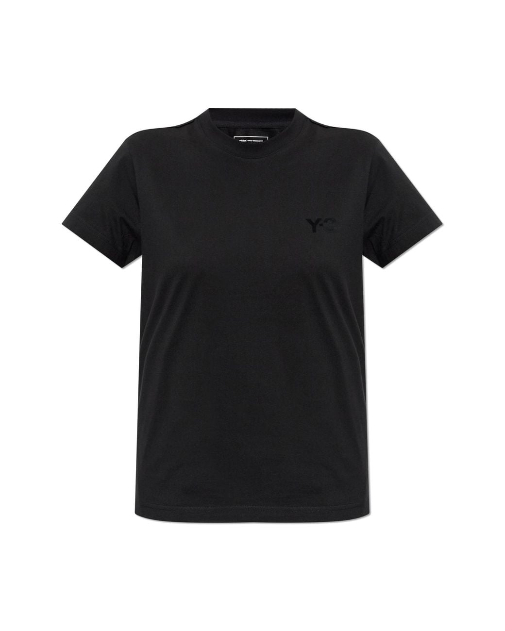 Y-3 Black Cotton T-Shirt