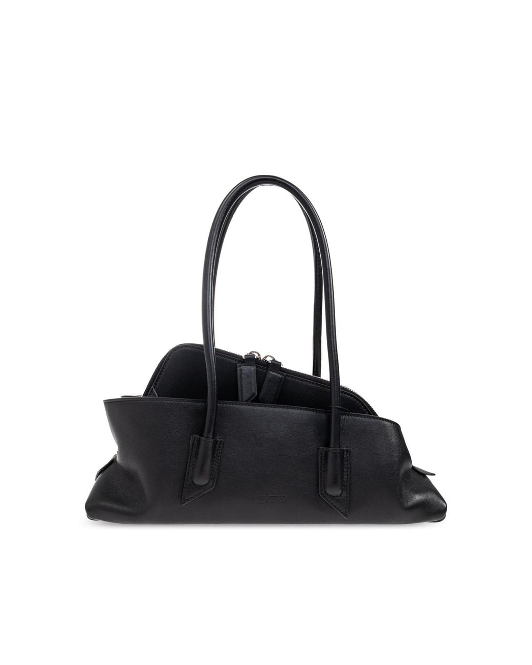 The Attico Black Handbag 'La Passeggiata Small'