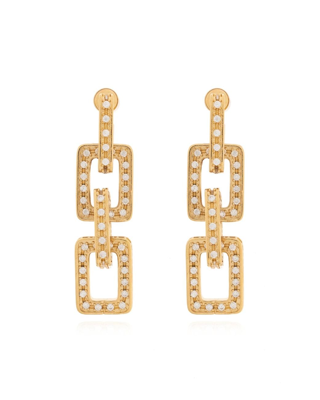 Marni Metallic Earrings With Pendants
