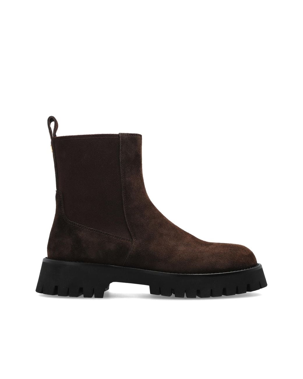 Furla Black Suede Ankle Boots 'Camden'