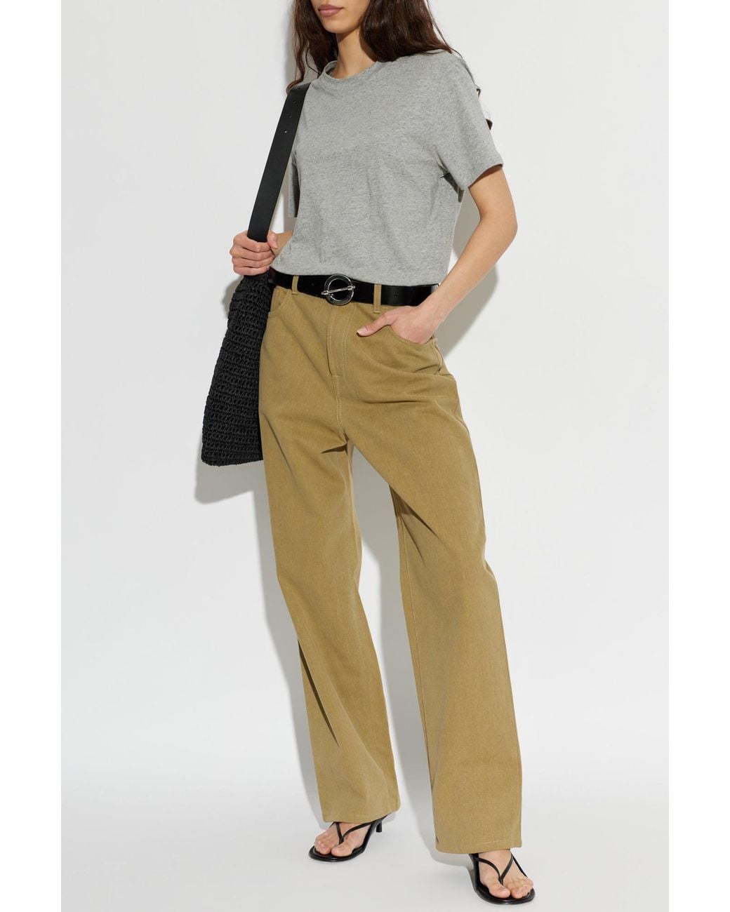 Rohe Green Wide-Leg Trousers