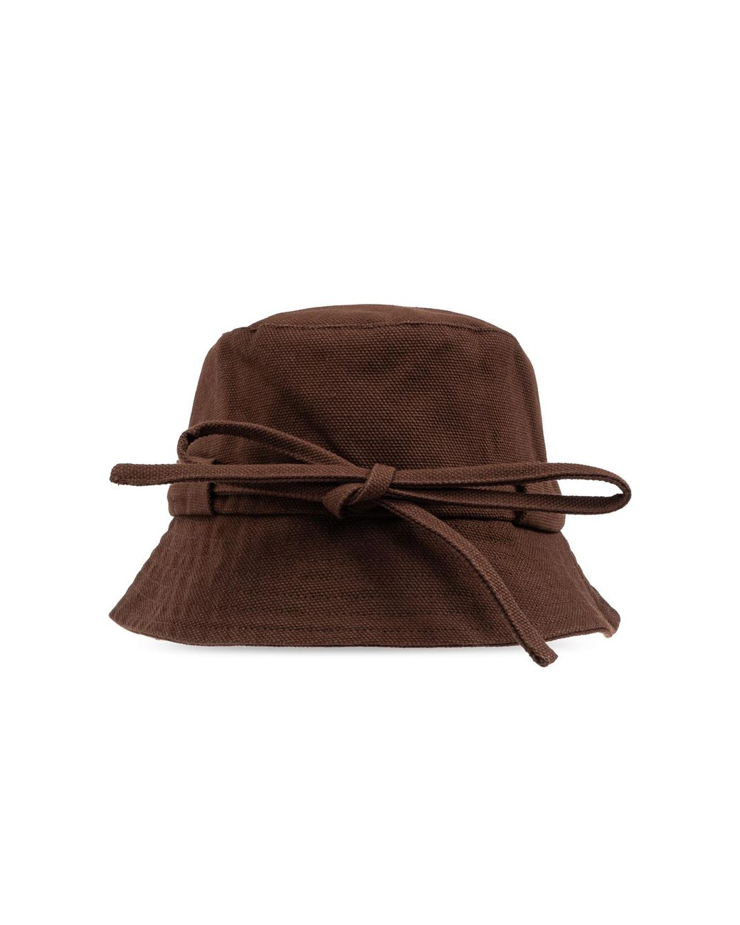Jacquemus Brown Hat With Logo